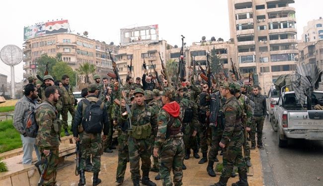 دست برتر ارتش سوریه در مقابله با تروریست ها