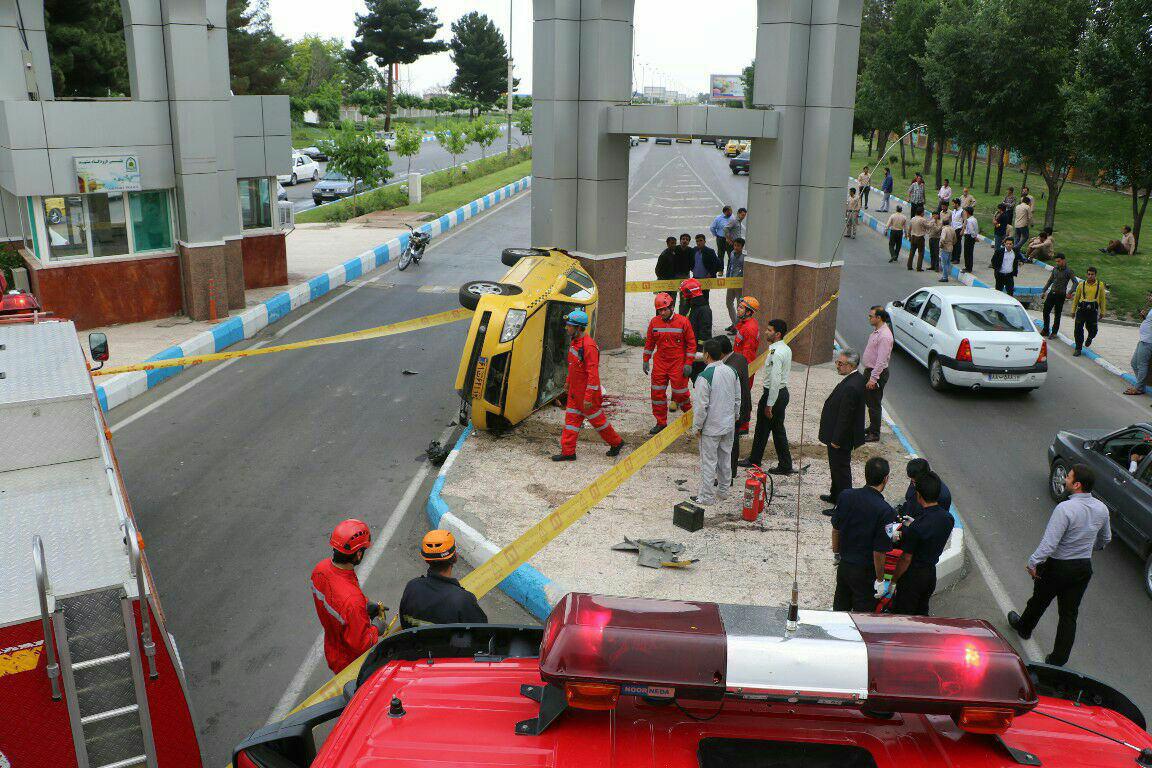فرودگاه مشهد عکس تصادف مرگبار حوادث واقعی حوادث مشهد اخبار مشهد