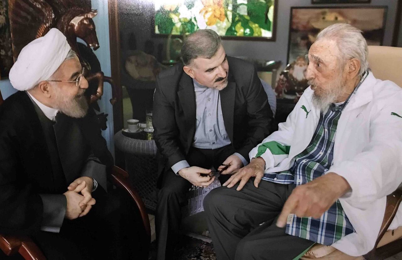 همراه با رئیس جمهور/ دیدار روحانی با رهبر انقلاب کوبا