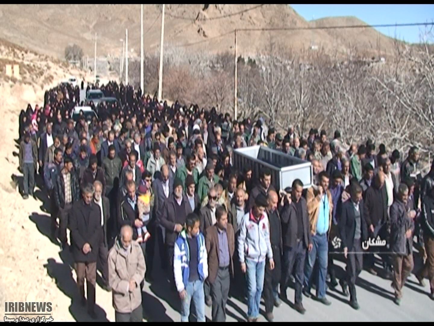 تشییع پدر شهید خلیلی در نیریز تشییع پدر شهید خلیلی در نیریز