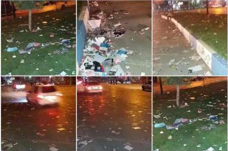 صدتن زباله نتیجه تبلیغات انتخاباتی در استان