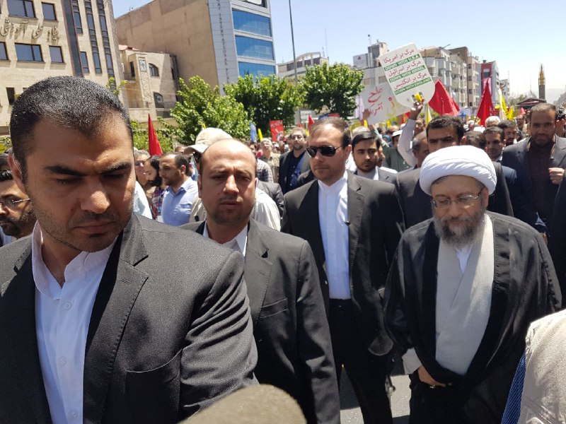 حضور مسئولان در راهپیمایی روز جهانی قدس حضور مسئولان در راهپیمایی روز جهانی قدس