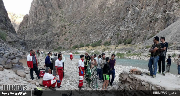 غرق شدن سه جوان زنجانی در رودخانه قزل اوزن هشجین