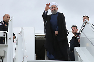 رئیس جمهور نیویورک را به مقصد تهران ترک کرد