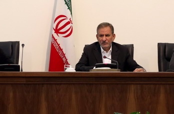 در جلسه ای به ریاست جهانگیری؛ راهکارهای تسریع در اجرای طرح برقی سازی راه آهن تهران-مشهد بررسی شد