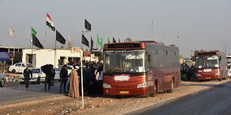 اعزام 150 دستگاه اتوبوس از مشهد برای سرویس دهی به زائران اربعین در نجف اعزام 150 دستگاه اتوبوس از مشهد برای سرویس دهی به زائران اربعین در نجف