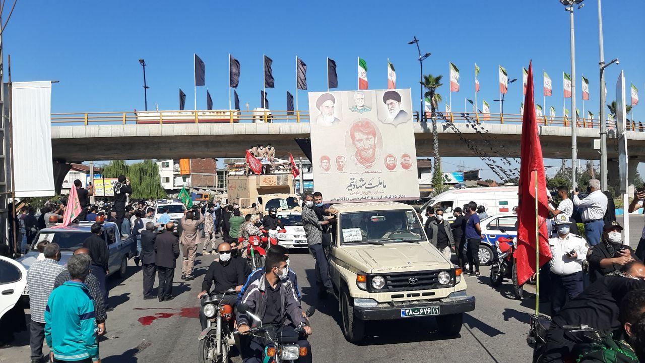استقبال گرم مردم قائم شهر از شهید بلباسی | خبرگزاری صدا و سیما