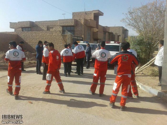 آماده باش تیم هلال احمر بعد از زلزله دیشب در مرز یزد و کرمان 