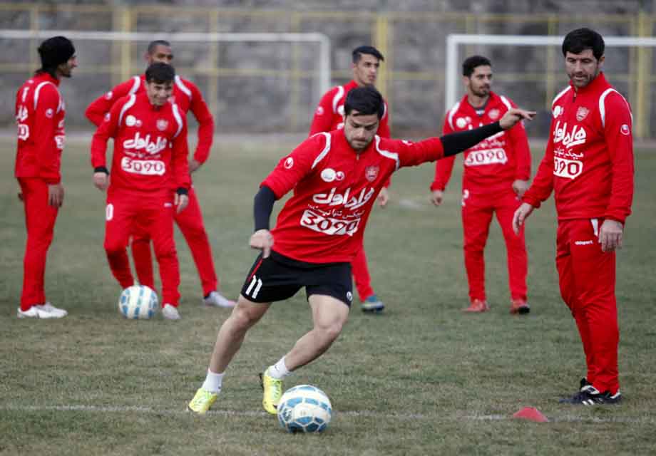 رضائیان و سوشا تمرین ضربه کاشته کردند