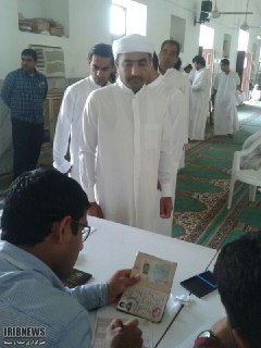 حماسه وفادرای و ایستادگی/ حضور پر شور اهل سنت هرمزگان درانتخابات