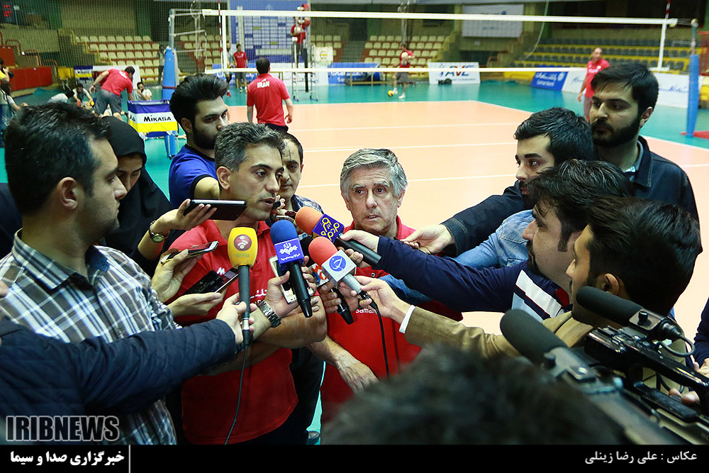 دوشنبه، تمرین تیم ملی والیبال با حضور اصحاب رسانه دوشنبه، تمرین تیم ملی والیبال با حضور اصحاب رسانه