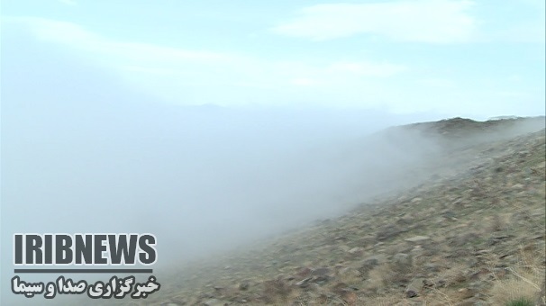 مه آلودی محورهای مواصلاتی زنجان