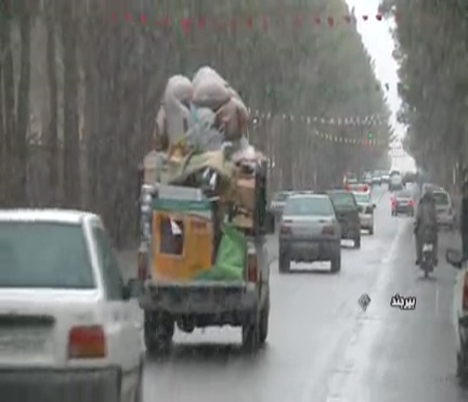 کاهش محسوس دما و ادامه بارشها در خراسان جنوبی+ فیلم