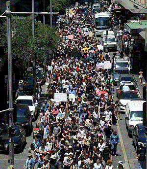 تظاهرات زنان علیه ترامپ در استرالیا و نیوزیلند