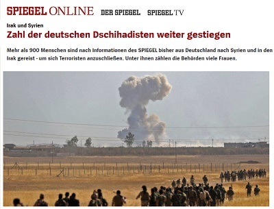 مشارکت بیش از 900 تبعه آلمانی در صفوف داعش