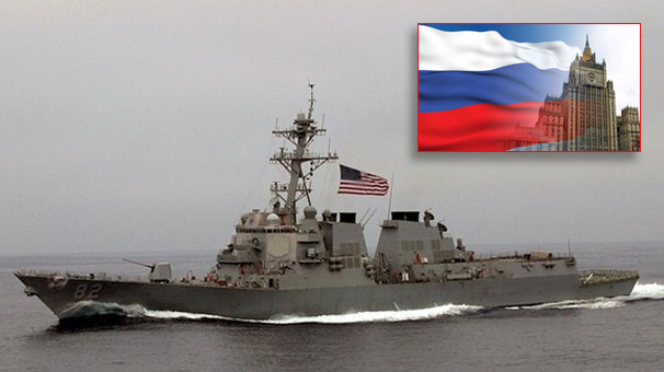 واکنش روسیه به ورود ناو آمریکایی به دریای سیاه واکنش روسیه به ورود ناو آمریکایی به دریای سیاه
