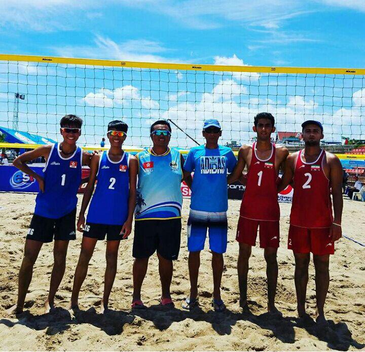 والیبال ساحلی جوانان آسیا؛ عنوان سومی به تیم ب ایران رسید