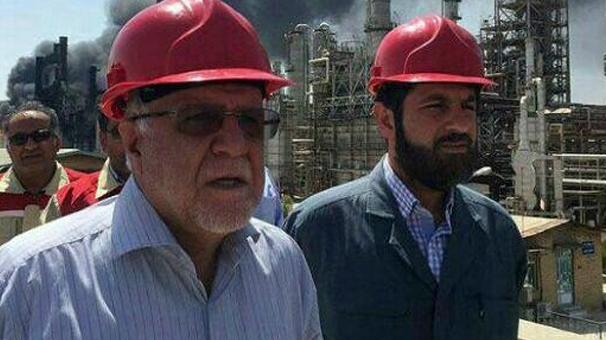 قدردانی مقام معظم رهبری از  مهار کنندگان حریق پتروشیمی بوعلی سینا