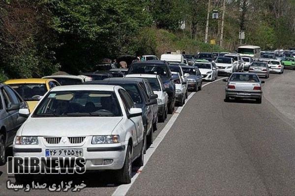 ترافیک سنگین هم اکنون در جاده های مازندران ترافیک سنگین هم اکنون در جاده های مازندران