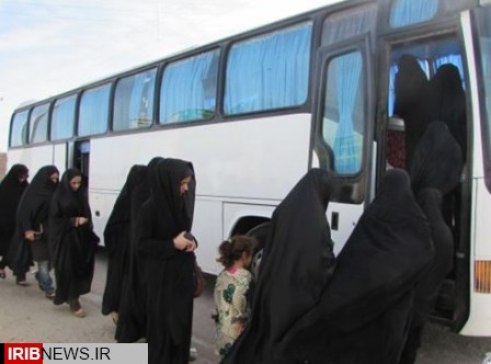 اعزام دانش آموزان  مینابی به اردوی راهیان نور مناطق جنگی جنوب