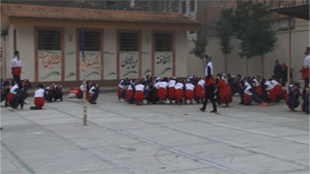 مانورایمنی در برابر زلزله در مدارس گلستان مانورایمنی در برابر زلزله در مدارس گلستان