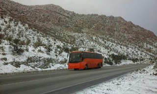 بازگشایی گردنه یخ زده لای رز نی ریز بازگشایی گردنه یخ زده لای رز نی ریز
