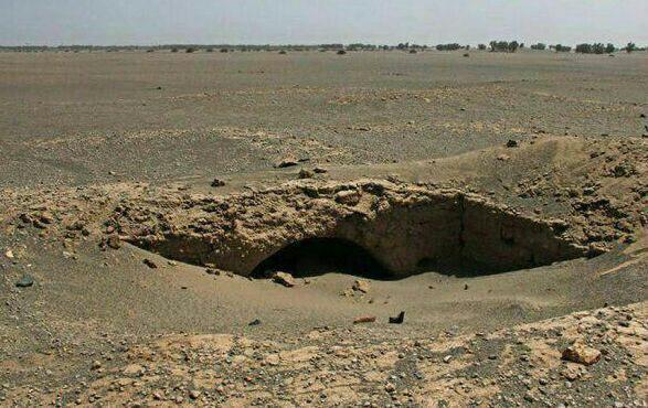 طوفان وپدیدار شدن یک شهر تاریخی درفهرج