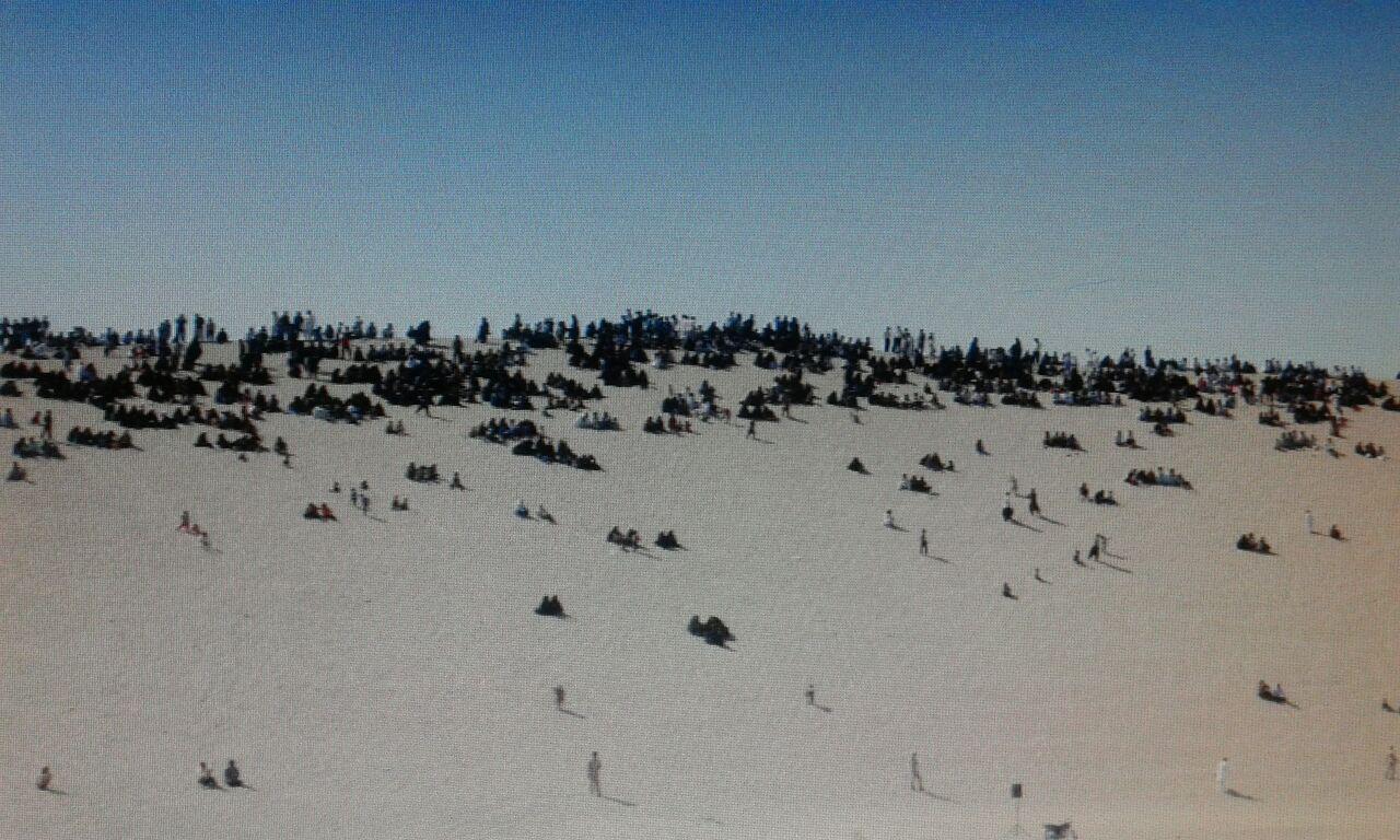 تپه های شنی ریگان فرش میهمانان نوروز