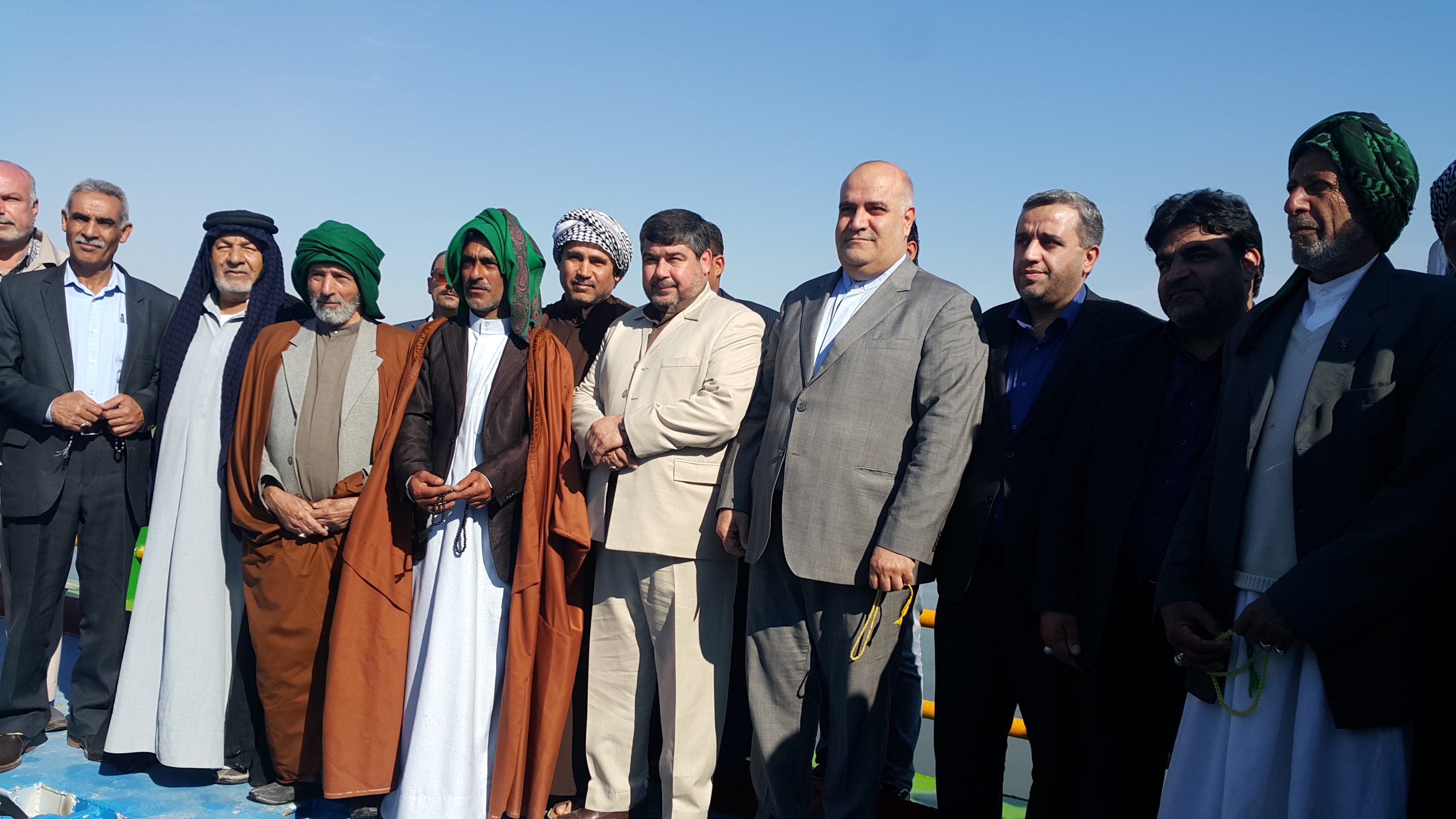 بازگشت پل شناور منیخ به روستاهای غرب خرمشهر