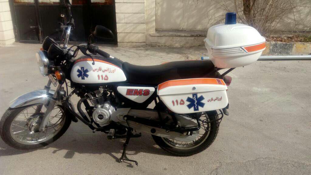 اضافه شدن پنج دستگاه موتورلانس به ناوگان موتوری اورژانس ۱۱۵ شیراز