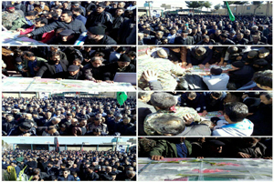 تشییع پیکر دو شهید