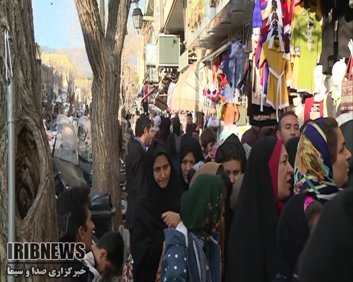 رونق بازار‌های شیراز با شروع خرید‌های نوروزی