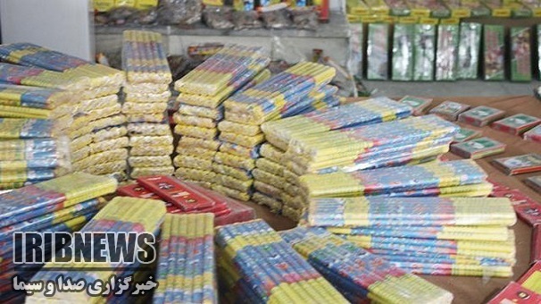 کشف 7هزار و 600 عدد انواع مواد محترقه در استان زنجان