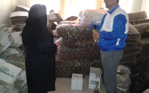 معدوم کردن بیش از سه ونیم تن مواد غذایی و بهداشتی فاسد