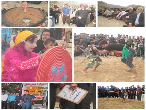 برگزاري بازي هاي بومي محلي در روستاي درغك