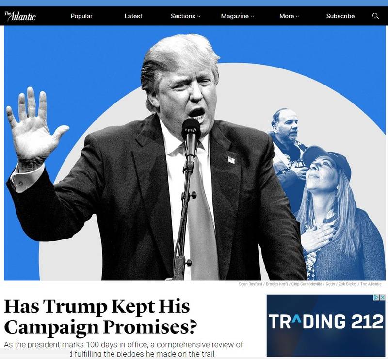 کارنامه کامل عملکرد دانلد ترامپ در ۱۰۰ روز اول ریاست جمهوری + تصاویر