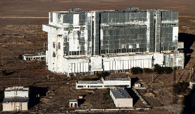 تصاویرپایگاه فضایی متروکه در بایکانور قزاقستان‎