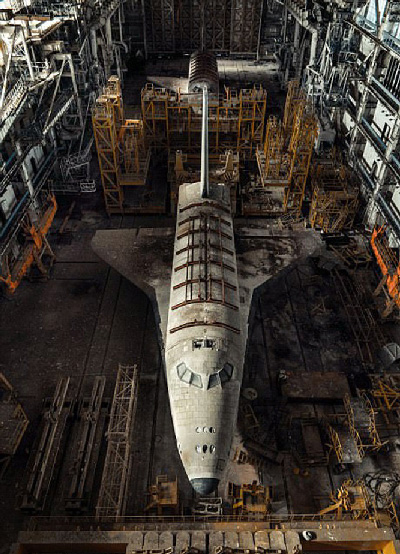 تصاویرپایگاه فضایی متروکه در بایکانور قزاقستان‎