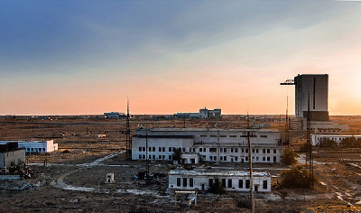 تصاویرپایگاه فضایی متروکه در بایکانور قزاقستان‎