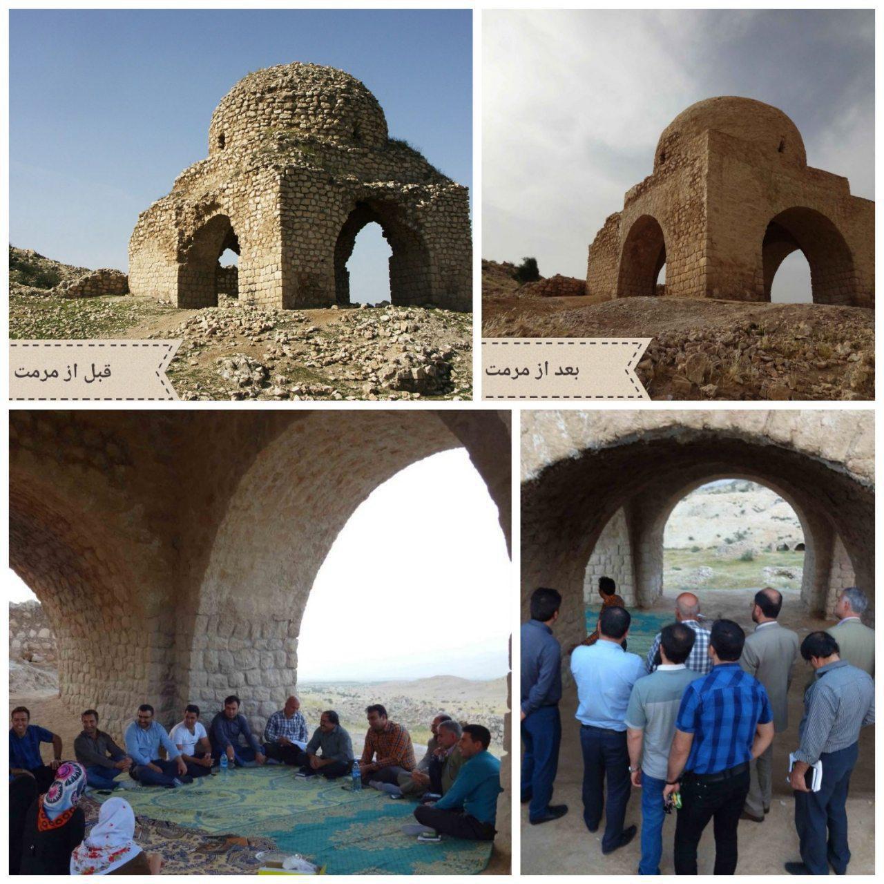 طنین شعر در چهارطاقی مرمت شده نقاره خانه فراشبند فارس طنین شعر در چهارطاقی مرمت شده نقاره خانه فراشبند فارس