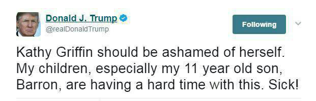 جنجال بر سر بریده ترامپ!