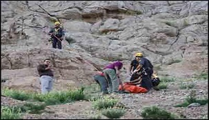 سقوط جوان 29 ساله از ارتفاعات 