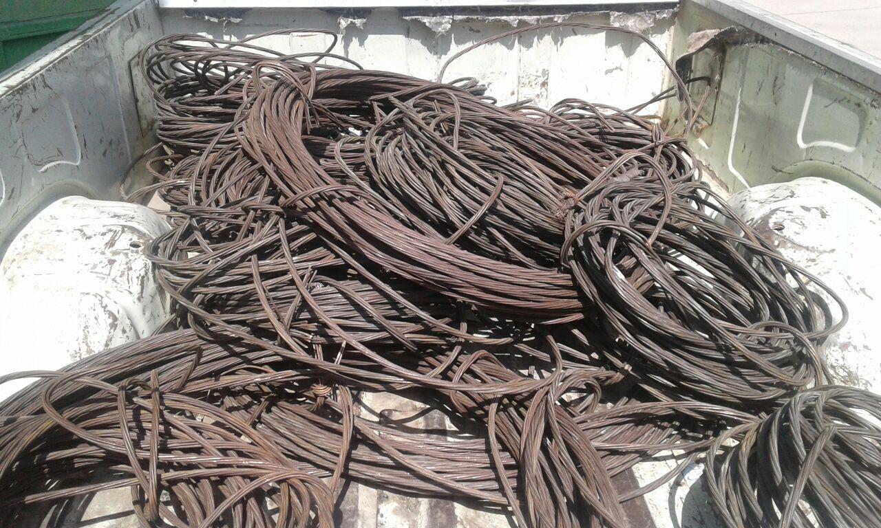 دستگیری سارقان سیم های برق در عنبرآباد