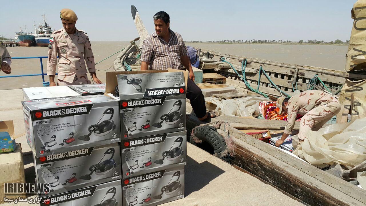 کشف یک تن کالای قاچاق در آبراه اروند