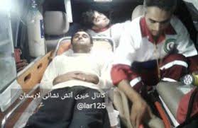 نجات فرد گرفتار شده در کوه‌های شهرک صنعتی لار