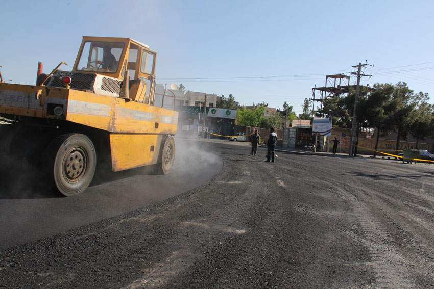 آسفالت  و زیر سازی 39 هزار مترمربع از خیابانهای اسدیه