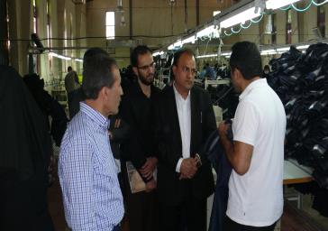بازدید  از سه واحد تولیدی پوشاک
