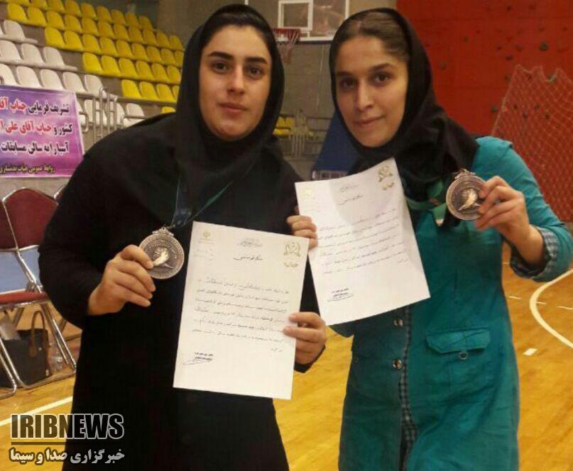 درخشش بانوان مهابادی در مسابقات مچ اندازی بانوان کشور