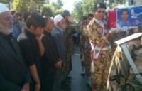 تشییع پیکر تکاور شهید ارتش در زادگاهش تشییع پیکر تکاور شهید ارتش در زادگاهش