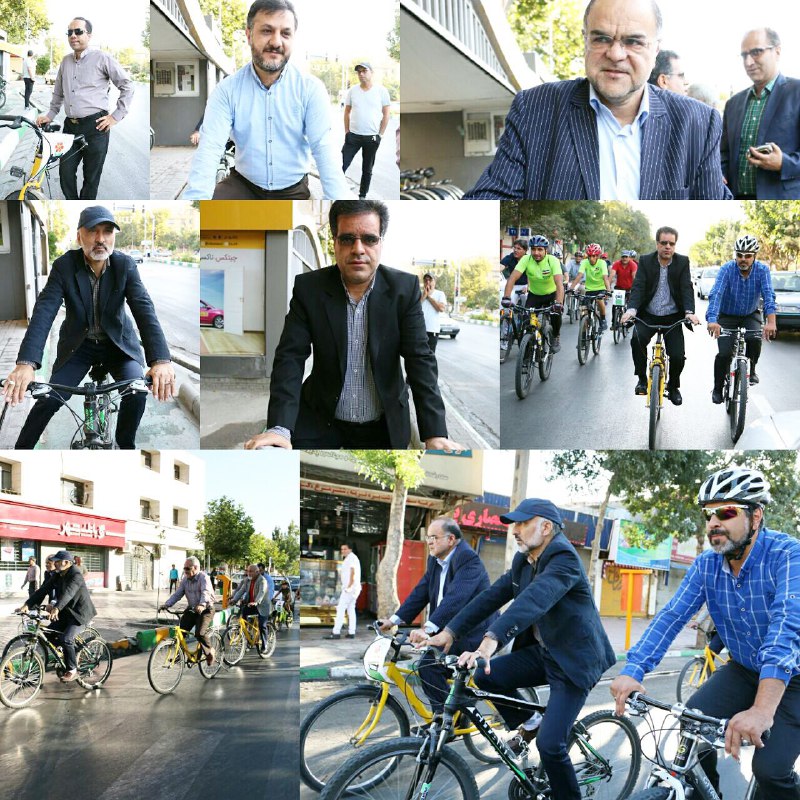 همایش ورزشی سه شنبه های بدون خودرو با حضور خبرنگاران مشهدی